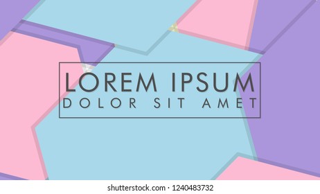 abstract colorful hexagon background vector design with shadow