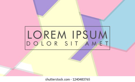 abstract colorful hexagon background vector design with shadow