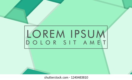 abstract colorful hexagon background vector design with shadow and color green gradient