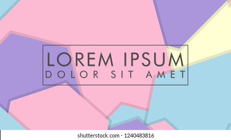 abstract colorful hexagon background vector design with shadow