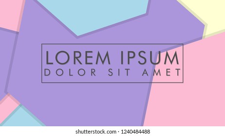 abstract colorful hexagon background vector design with shadow