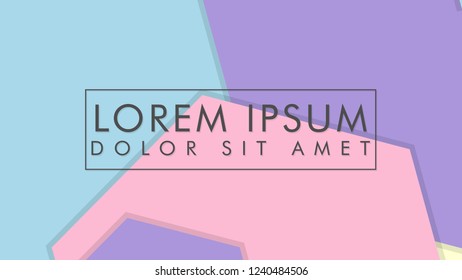 abstract colorful hexagon background vector design with shadow