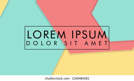 abstract colorful hexagon background vector design with shadow