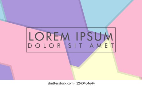 abstract colorful hexagon background vector design with shadow