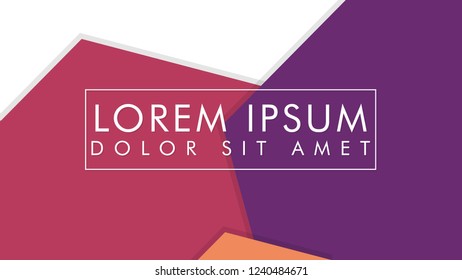 abstract colorful hexagon background vector design with shadow