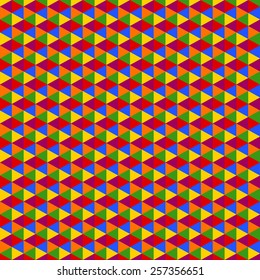 Abstract colorful hexagon background vector