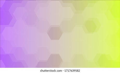 Abstract colorful hexagon mosaic wallpaper or background