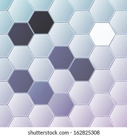 Abstract colorful hexagon pattern design background wallpaper  Eps 10 vector illustration