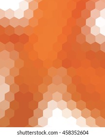 Abstract colorful hexagonal gradient background, template. - Stock vector