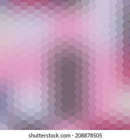 Abstract colorful hexagons background. Vector illustration