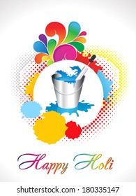 abstract colorful holi background vector illustration