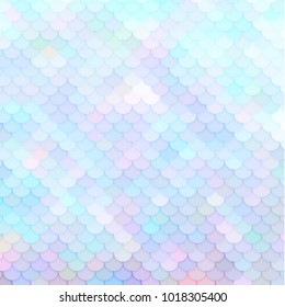 Abstract colorful holographic background with circles and iridescent effect - vector illustration