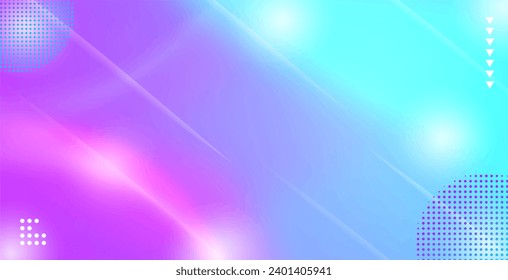 abstract colorful holographic background vector.