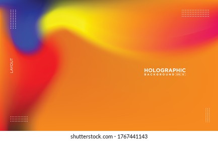 abstract colorful holographic futuristic texture. abstract holographic background. vector in eps. 10