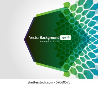 Abstract colorful honeycomb vector background
