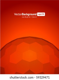 Resumen de color de fondo del vector del peine de miel