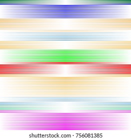 Abstract colorful Horizontal Striped Background . Vector parallel straight,  lines texture