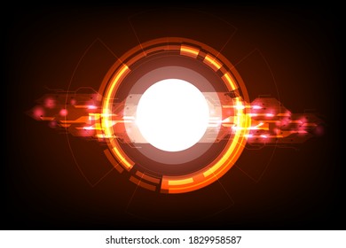 Resumen del fondo de la tecnología caliente colorida
