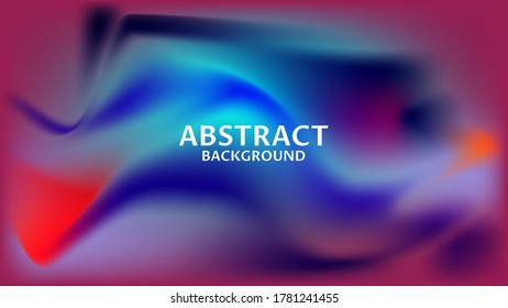 ABSTRACT COLORFUL ILLUSTRATION BACKGROUND WITH GRADIENT LIQUID COLOR. GOOD FOR MODERN WALLPAPER ,COVER POSTER DESIGN
