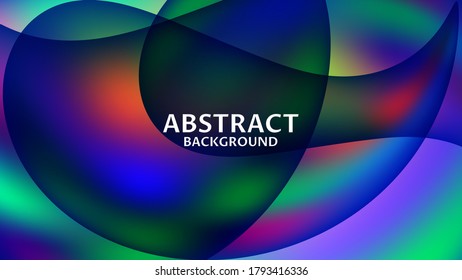 ABSTRACT COLORFUL ILLUSTRATION BACKGROUND WITH GRADIENT LIQUID COLOR. GOOD FOR MODERN WALLPAPER ,COVER POSTER DESIGN