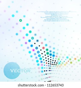 Abstract colorful illustration, creative vector eps10.