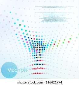 Abstract colorful illustration, creative vector eps10.