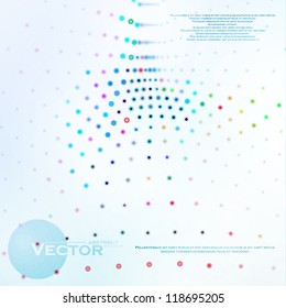 Abstract colorful illustration, creative vector eps10.