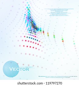 Abstract colorful illustration, creative vector eps10.