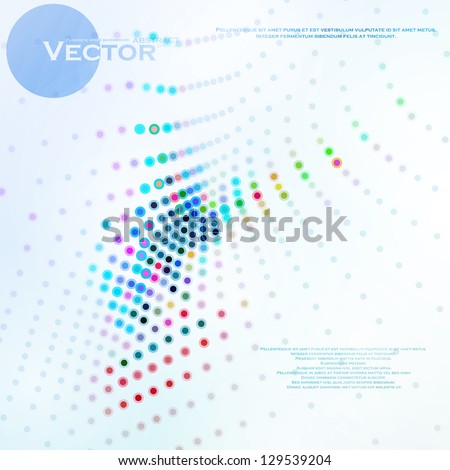 Abstract colorful illustration, creative vector eps10.