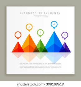 abstract colorful infographic template