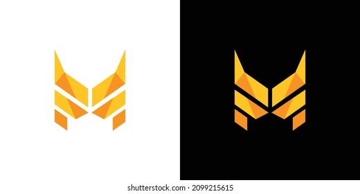 Resumen y colorida letra inicial Diseño del logo de FF fox