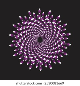 Abstract Colorful and intricate mandala design. 