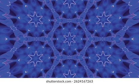 motif géométrique kaléidoscopique coloré Abstrait. Création arrière-plan kaléidoscopique. Arrière-plan hypnotique. illustration vectorielle Abstrait.