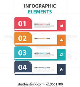 Abstract colorful label business timeline Infographics elements, presentation template flat design vector illustration 