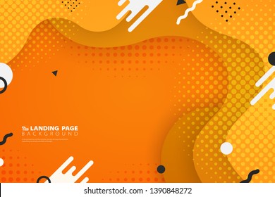 Abstract colorful landing page web shape decoration background. You can use for geometrical pattern cover, design artwork, ad, poster, print, leaflet. illustration vector eps10