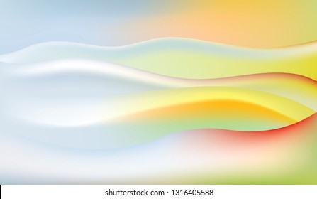 abstract colorful landscape background, editable vector illustration