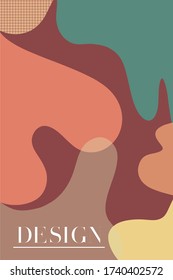 abstract colorful layer patter design