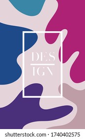 abstract colorful layer patter design