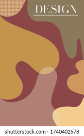 diseño abstracto de capas coloridas