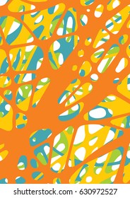 Abstract colorful layered vector background.