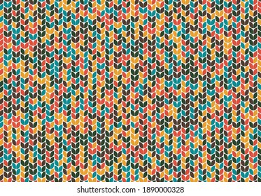 Resumen coloreado Patrón de fondo de hojas