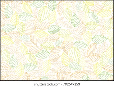 Abstract colorful leaves line background pattern. - Illustration
Tree, Forest, Springtime, Leaf, Frame, pattern, wallpaper