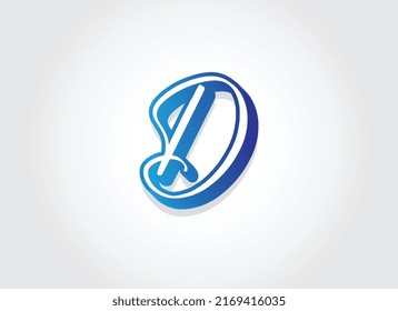 Abstract Colorful Letter D Logo