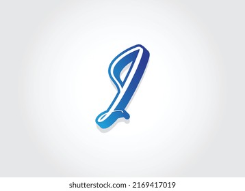 Abstract Colorful Letter I Logo