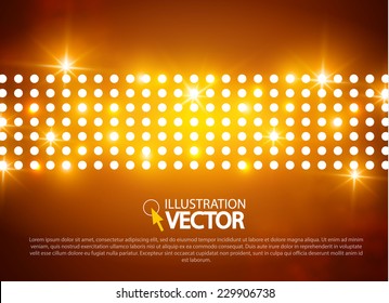 Abstract colorful light background.  Vector illustration