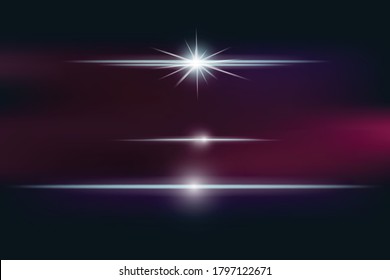 Abstract colorful and light in the dark. Vector illustration background.