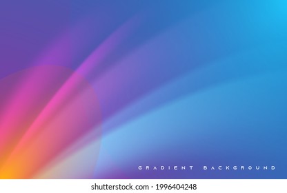 Abstract colorful light gradient background