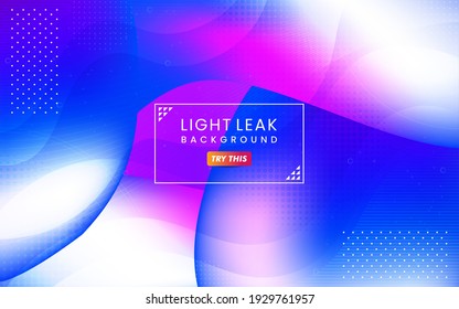 Abstract Colorful Light Leak Background. Modern Dynamic Background Usable for Greeting Card, Banner, Landing Page, Presentation Background, Etc.
