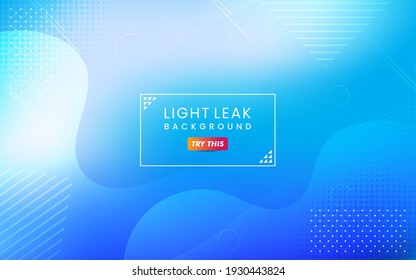 Abstract Colorful Light Leak Background. Modern Dynamic Background Usable for Greeting Card, Banner, Landing Page, Presentation Background, Etc.	