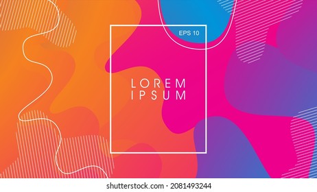 Abstract Colorful Light Leak Background. Modern Dynamic Background Usable for Greeting Card, Banner, Landing Page, Presentation Background